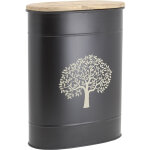 Aubry gaspard - tabouret et seau à pellets en métal Aubry gaspard - tabouret et seau à pellets en métal