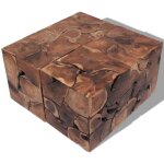 Tabourets / table basse teck massif vidaxl