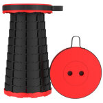 Tabouret t�lescopique portable, tabouret pliable en plastique, siege pliant portable , charge max. 200kg ...