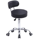 Tabouret de travail capable de bouger et de tourner tabouret avec dossier r�glable en hauteur tabouret ...