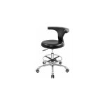 Tabouret de travail rglable avec roulettes et dossier pour bureau, cuisine, mdecin, dentiste, laboratoire ...