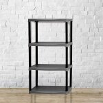 Tagère de 2 niveaux en polypropylène, rayonnage polyvalent pour intérieur ou externe, 100% made in italy, ... Tagère de 2 niveaux en polypropylène, rayonnage polyvalent pour intérieur ou externe, 100% made in italy, ...