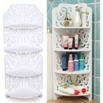 Tagre d'angle  4 niveaux - tagre d'angle blanche - tagre sur pied - tagre d'angle - tagre murale ...