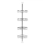 Aqrau Étagère d'angle pour douche en acier inoxydable ? réglable en hauteur pour salle de bain (4 étagères) ... Aqrau Étagère d'angle pour douche en acier inoxydable ? réglable en hauteur pour salle de bain (4 étagères) ...