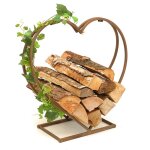 Dandibo - tagre  bois intrieur mtal cur porte - bches 2013221 m 53 cm panier  bois porte - bches ...