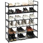 Tagère à chaussures de 6 niveaux, porte - chaussures en métal pour 30 paires de chaussures, pour salon, ... Tagère à chaussures de 6 niveaux, porte - chaussures en métal pour 30 paires de chaussures, pour salon, ...