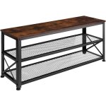 Tectake - tagère à chaussures blackpool 101x30, 5x45, 5cm - Tectake - tagère à chaussures blackpool 101x30, 5x45, 5cm -