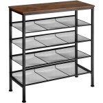 Tectake - tag�re � chaussures bournemouth 75, 5x30, 5x85, 5cm -