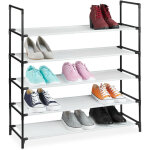 Relaxdays - tagère à chaussures xl, système d'emboîtement, 5 étages, 20 paires, rangement, hxlxp 90, ... Relaxdays - tagère à chaussures xl, système d'emboîtement, 5 étages, 20 paires, rangement, hxlxp 90, ...
