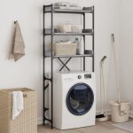Tagère de lave - linge sonoma gris 67x25x163 cm bois ingénierie Tagère de lave - linge sonoma gris 67x25x163 cm bois ingénierie