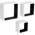 Tagre murale en mdf pour salon / bibliothaue, etagre pour rangement de cd / dvd / livres, tagre ...