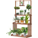 Unho - tagère plantes en bois extérieur intérieur echelle fleurs escalier pour jardin patio terrasse ... Unho - tagère plantes en bois extérieur intérieur echelle fleurs escalier pour jardin patio terrasse ...