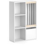 Biblioth�que enfant luigi, blanc, 72 x 107. 8 cm vicco