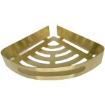 Tagre de salle de bain galvanise / tagre d'angle en acier inoxydable dor savon de salle de bain ...