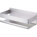 Tag�re salle de bain non perc�e �tag�re douche inox sus304 �tag�re murale adh�sive 23cm bross�,