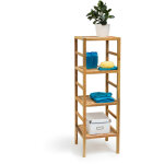 Tagère de salle de bain rangement en bois de noyer 3, 4, ou 5 niveaux étagères déco style scandinave ... Tagère de salle de bain rangement en bois de noyer 3, 4, ou 5 niveaux étagères déco style scandinave ...