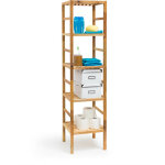 Tagère de salle de bain rangement en bois de noyer 3, 4, ou 5 niveaux étagères déco style scandinave ... Tagère de salle de bain rangement en bois de noyer 3, 4, ou 5 niveaux étagères déco style scandinave ...