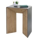 Mendler - table console hwc - l76 - table de téléphone table d'appoint - bois massif industriel mvg - ... Mendler - table console hwc - l76 - table de téléphone table d'appoint - bois massif industriel mvg - ...