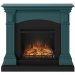 Tagu - chemin�e �lectrique d�corative 'magna' turquoise - powerflame