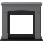 Tagu - habillage de chemin�e pour powerflame mod�le helmi ? gris uni