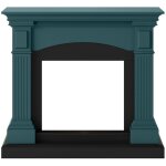 Tagu habillage de chemin�e pour powerflame mod�le magna ? turquoise doux