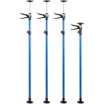 Tai de soutien t�lescopique 115 - 290cm �tai de montage support � serrage rapide en acier kit de 4 - ...