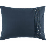 Taie d'oreiller coton 57 fils plis religieuses 50x70 agathe mre