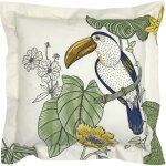 Taie d'oreiller coton toco 65x65 cm