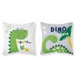 Taie d'oreiller b�b� 40x40 dino coton