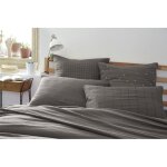 L'effet papillon - taie d'oreiller brod�e d�co 'ga�a boho' 60 x 60 cm & 50 x 70 cm 'gaze de coton' - ...
