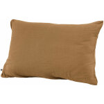 L'effet papillon - taie d'oreiller gaze de coton 50x70 cm gaia coloris marron camel
