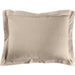 Douceur d'int�rieur - taie d'oreiller rectangle 50x70 cm - 100% coton - sable