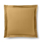 Taie d'oreiller 'pr�mium' toutes dimensions - pr�mium miel - 63 x 63 cm volant plat piqu�