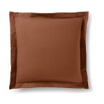 Taie d'oreiller 'pr�mium' toutes dimensions - pr�mium paprika - 63 x 63 cm volant plat piqu�