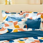 Taie d'oreiller percale de coton modulo 65x65 cm