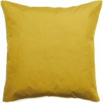 Taie d'oreiller uni percale de coton manoir 65x65 cm