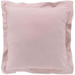 Taies d'oreiller x2 percale 63x63 cm rose