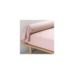 Taie de traversin 85x185 cm percale rose