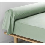 Taie de traversin 85x185 cm percale sauge