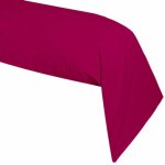 Lefebvre textile - une taie de traversin framboise