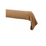 Taie traversin gaze de coton camel gaia Taie traversin gaze de coton camel gaia