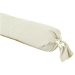 Taie de traversin palace pur coton teint lav�, 63 fils / cm� vent du sud palace lin - 43 x 195 cm