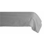 Taie de traversin percale pur coton peigné longues fibres 80 fils / cm² vent du sud acier - 43 x 195 ... Taie de traversin percale pur coton peigné longues fibres 80 fils / cm² vent du sud acier - 43 x 195 ...
