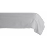 Taie de traversin percale pur coton peign� longues fibres 80 fils / cm� vent du sud perle - 43 x 195 ...