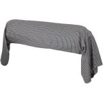 Taie de traversin satin coton enzo 140x43 cm