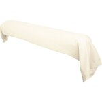 Taie de traversin uni coton alto 230x43 cm