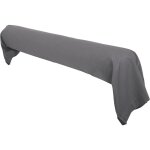 Taie de traversin uni coton alto 230x43 cm