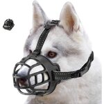 Taille 4, noir)museli�re panier pour chiens, pr�vient l'aboiement, m�che, r�glable pour petits, moyens ...