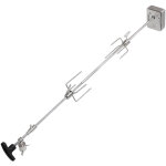 Tournebroche pour gril  gaz taino platinum, platinum yamara et black 4 et 6 brleurs broche de gril ...