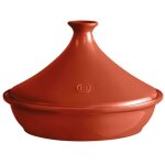 Tajine 32 cm orange charme - flame - emile henry